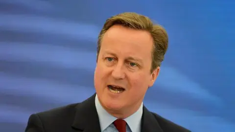El exprimer ministro británico, David Cameron El exprimer ministro británico, David Cameron