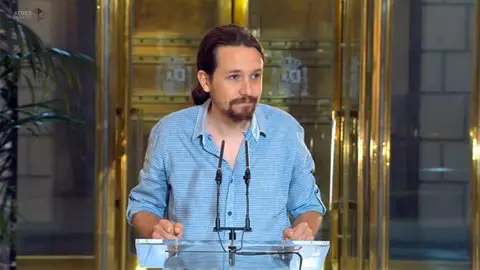 Pablo Iglesias comparece tras su reunión con Rajoy en el Congreso Pablo Iglesias comparece tras su reunión con Rajoy en el Congreso