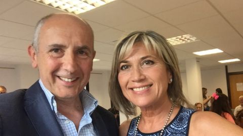 Josu Erkoreka y Julia Otero