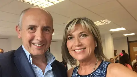 Josu Erkoreka y Julia Otero Josu Erkoreka y Julia Otero