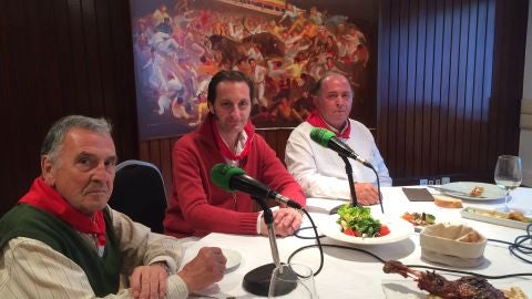 Javier Lorente Cia, Juan Pedro Cano y Juan Ignacio Ganuza