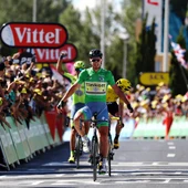 Peter Sagan celebra su victoria en la etapa del Tour Peter Sagan celebra su victoria en la etapa del Tour