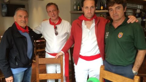 Jose Aldaba, Juan Pedro Cano, Javier Lorente Cia y Miguel Reta