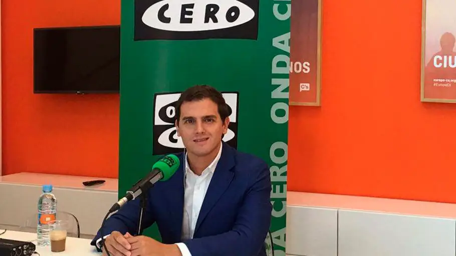 Albert Rivera durante su entrevista con Carlos Alsina Albert Rivera durante su entrevista con Carlos Alsina
