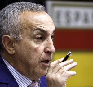 Alejandro Blanco, durante la rueda de prensa Alejandro Blanco, durante la rueda de prensa