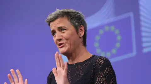 La comisaria europea de Competencia, Margrethe Vestager La comisaria europea de Competencia, Margrethe Vestager
