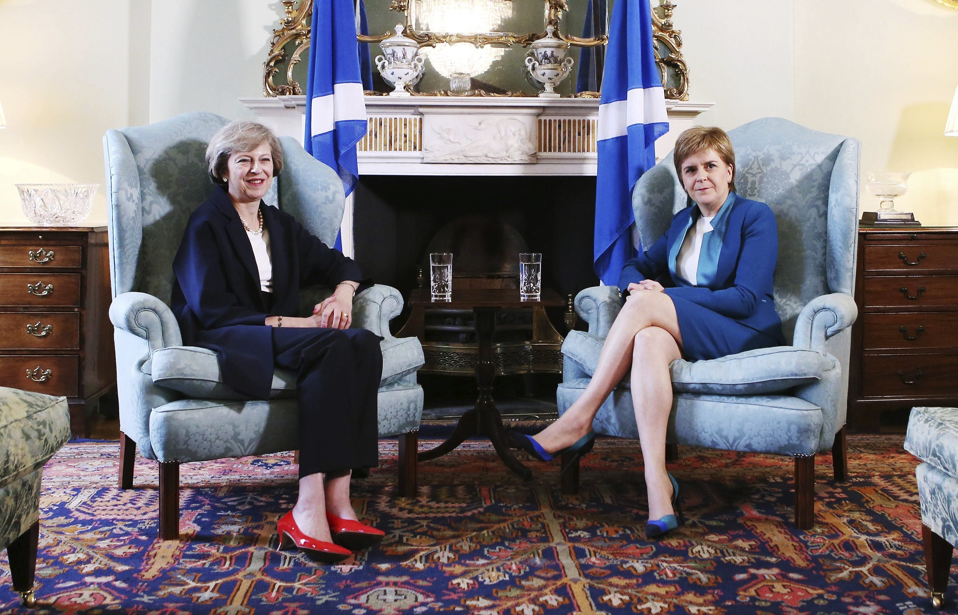Theresa May dice que no se celebrará un nuevo referéndum en Escocia Theresa May dice que no se celebrará un nuevo referéndum en Escocia