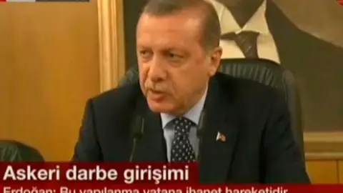Discurso de Erdogan tras el golpe de Estado Discurso de Erdogan tras el golpe de Estado