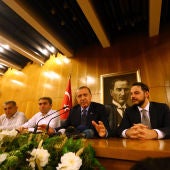 Erdogan durante su discurso en Estambul
