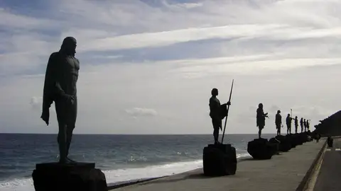 Escultura en recuerdo de los Guanches Escultura en recuerdo de los Guanches