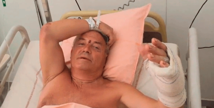 Un abuelo pierde una pierna tras salvar a sus nietos en el atentado de Niza Un abuelo pierde una pierna tras salvar a sus nietos en el atentado de Niza