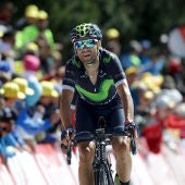 Alejandro Valverde participa en el Tour de Francia con su equipo