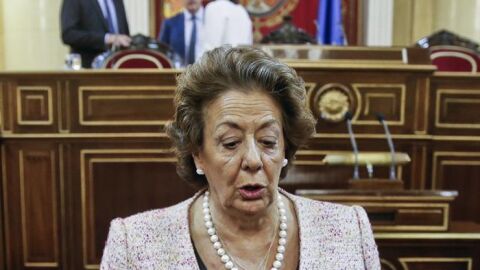Rita Barber&aacute; durante la sesi&oacute;n en el Congreso