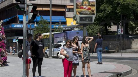 Ola de calor con term&oacute;metros por encima de los 40 grados