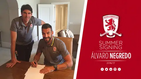 Negredo y Karanka posan juntos Negredo y Karanka posan juntos