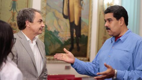 Zapatero regresa a Venezuela para retomar los impulsos en favor del di&aacute;logo