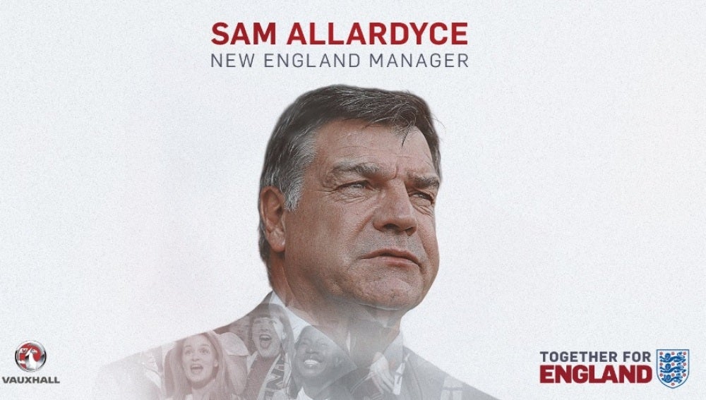 Sam Allardyce, nuevo seleccionador de Inglaterra