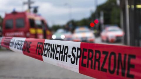 Cord&oacute;n policial en Alemania