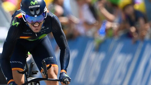 Ion Izaguirre, ciclista del equipo Movistar