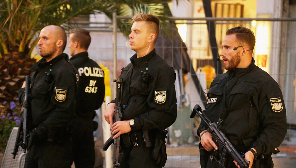 Policía en Múnich tras el tiroteo