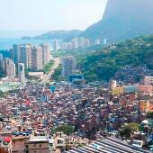 Las favelas están en las colinas y son muy peligrosas