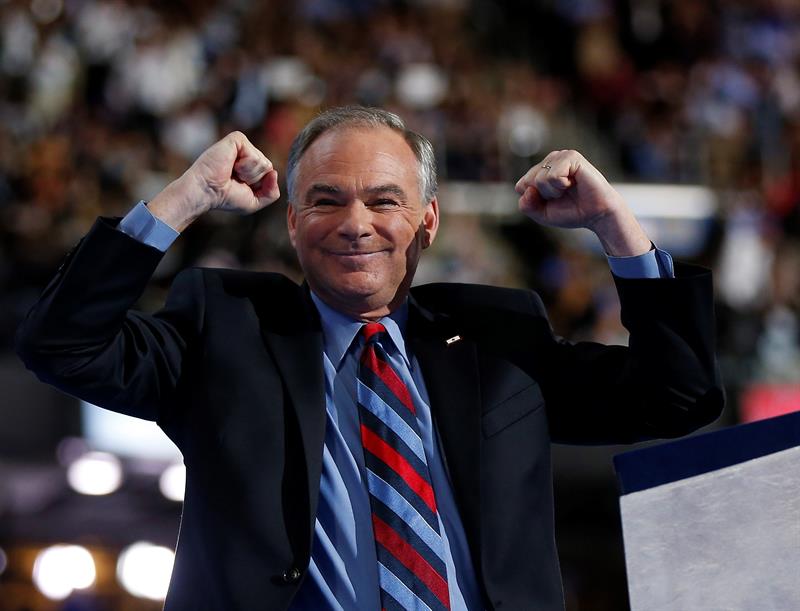 Tim Kaine acepta la nominación demócrata para ser el vicepresidente de Hillary Tim Kaine acepta la nominación demócrata para ser el vicepresidente de Hillary