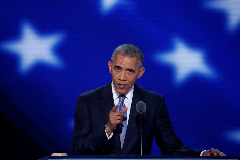 Obama felicita a Santos: "EEUU está orgulloso de apoyar a Colombia en su búsqueda de la paz" Obama felicita a Santos: "EEUU está orgulloso de apoyar a Colombia en su búsqueda de la paz"