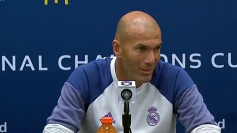 Zidane, en rueda de prensa
