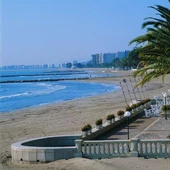 Imagen de un playa de Benicàssim Imagen de un playa de Benicàssim