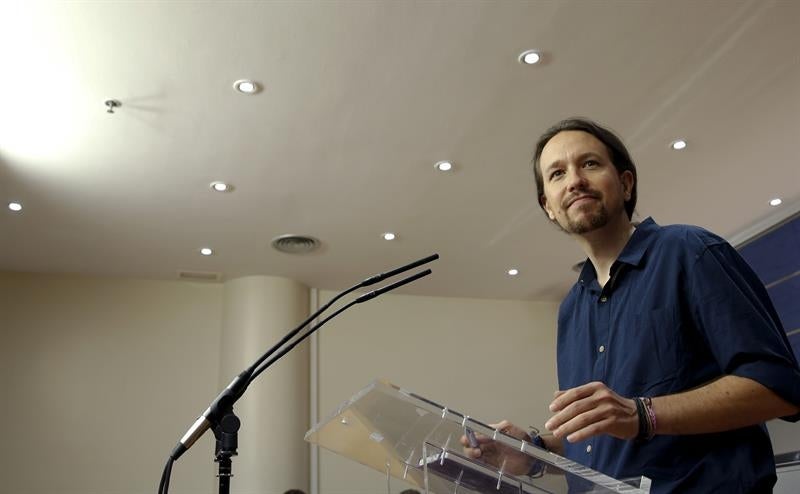 Iglesias descarta nuevas elecciones porque cree que antes PSOE y C's facilitarían un Gobierno del PP Iglesias descarta nuevas elecciones porque cree que antes PSOE y C's facilitarían un Gobierno del PP