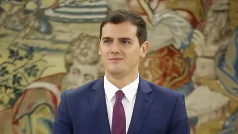 Albert Rivera en la Zarzuela Albert Rivera en la Zarzuela