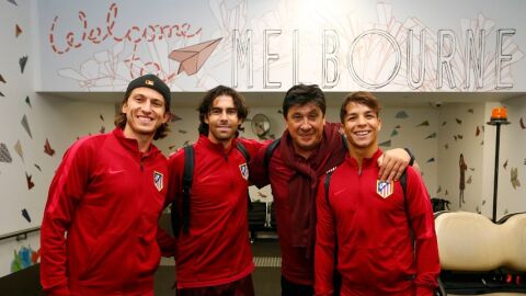 El Atl&eacute;tico ya est&aacute; en Melbourne