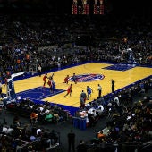 Panorámica del partido de la NBA jugado en el O2 Arena