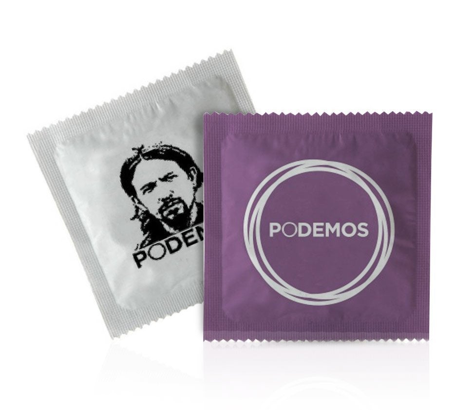 Podemos defiende los preservativos como producto de marketing electoral subvencionable Podemos defiende los preservativos como producto de marketing electoral subvencionable