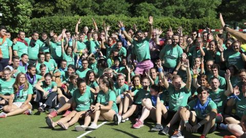 Campamento de sordos en Orio