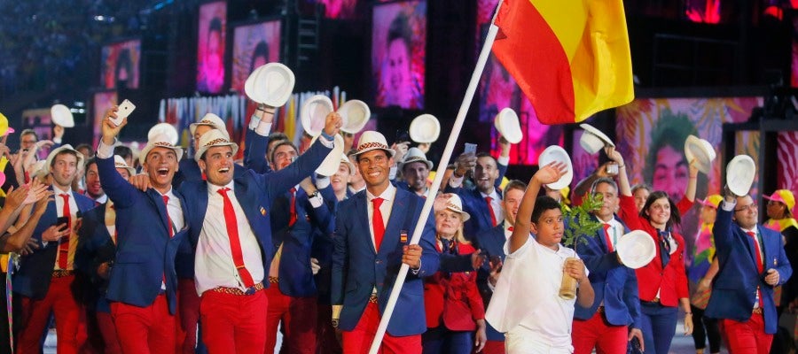 Rafa Nadal encabeza a la delegación española en Maracaná Rafa Nadal encabeza a la delegación española en Maracaná