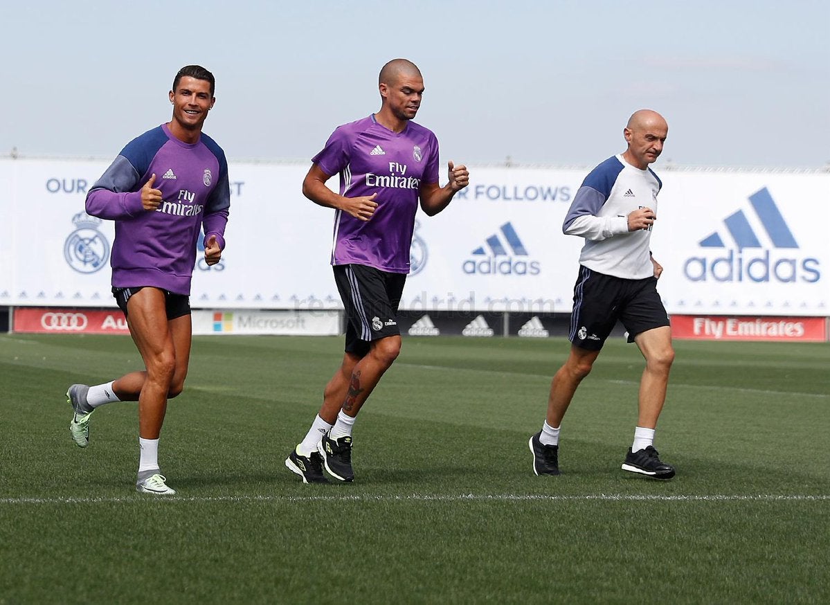 Cristiano y Bale se entrenan con el Real Madrid antes de viajar a Mónaco Cristiano y Bale se entrenan con el Real Madrid antes de viajar a Mónaco