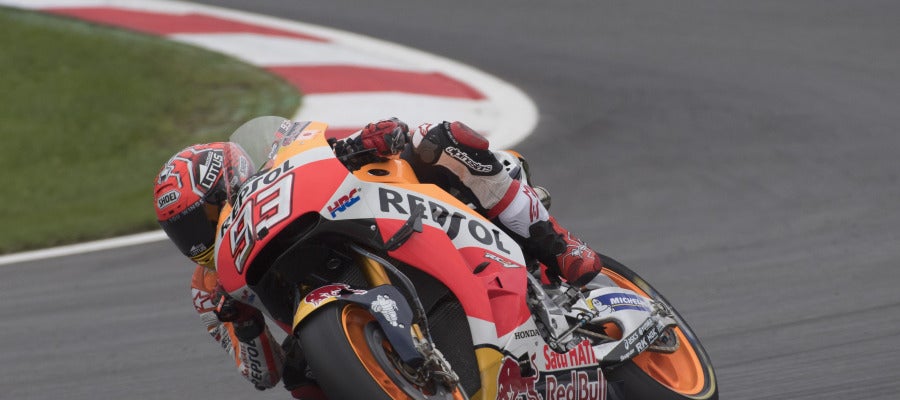 Marc Márquez disputando los entrenamientos libres del Gran Premio de Austria Marc Márquez disputando los entrenamientos libres del Gran Premio de Austria