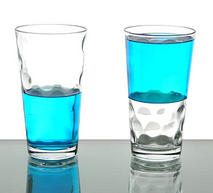 ¿Ves el vaso medio lleno o medio vacío? ¿Ves el vaso medio lleno o medio vacío?