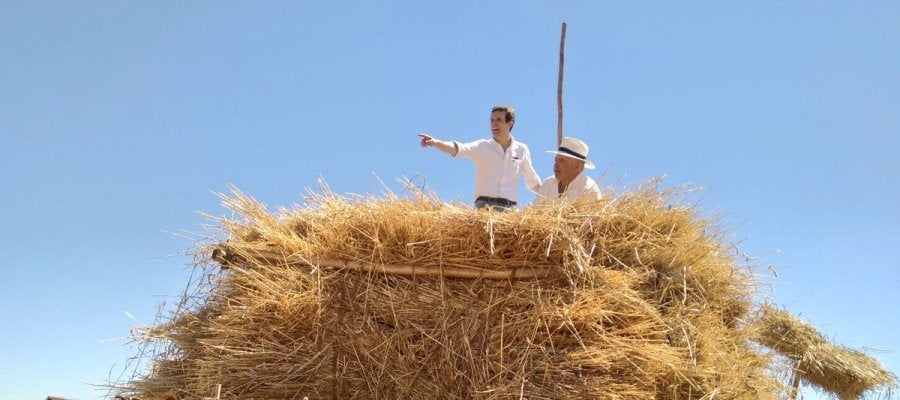 Pablo Casado en la Feria del Trillo de Palencia Pablo Casado en la Feria del Trillo de Palencia