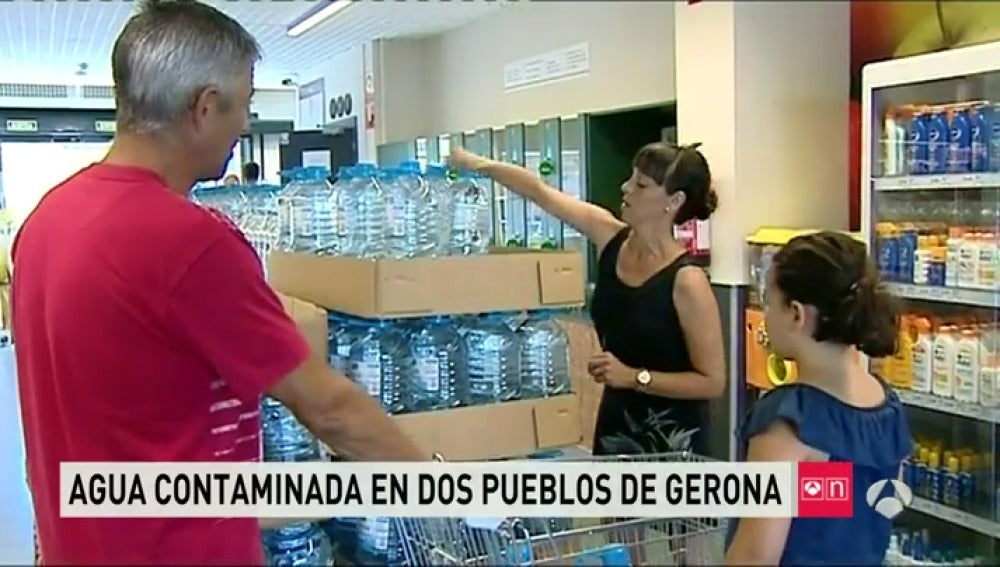 Agua contaminada en dos pueblos de Girona