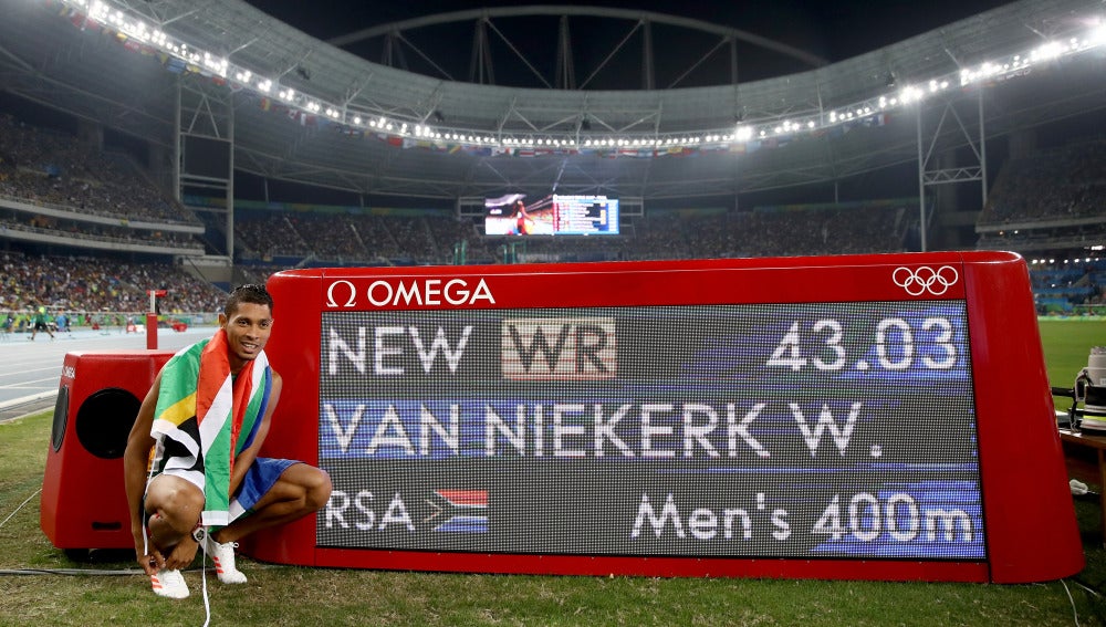 Van Niekerk, nuevo récord del mundo de los 400