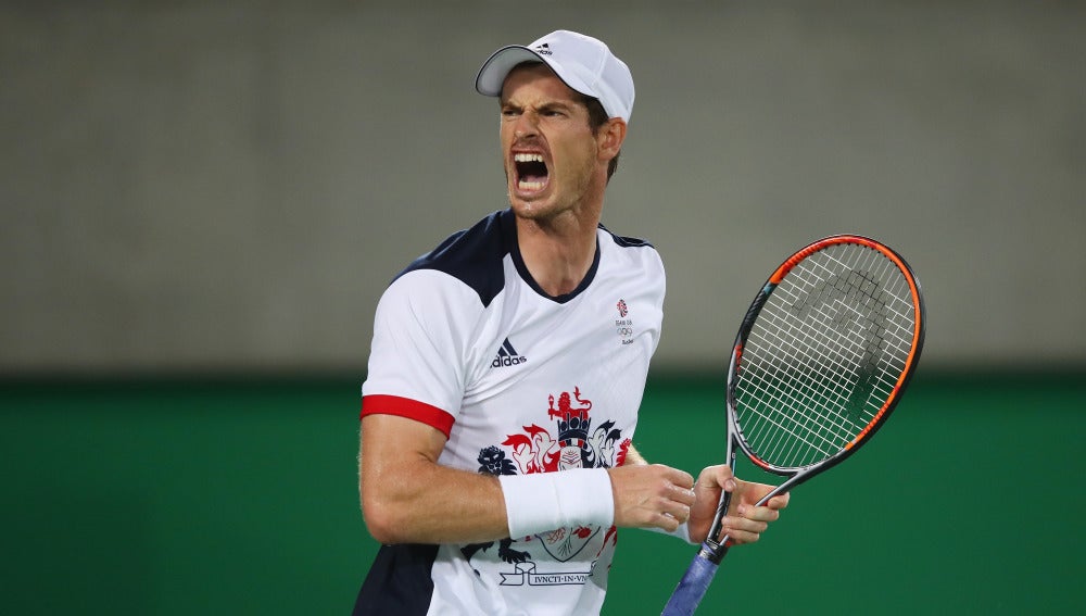 Andy Murray celebra la victoria en Río 2016