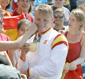 Marcus Cooper Walz celebra su oro con su familia Marcus Cooper Walz celebra su oro con su familia