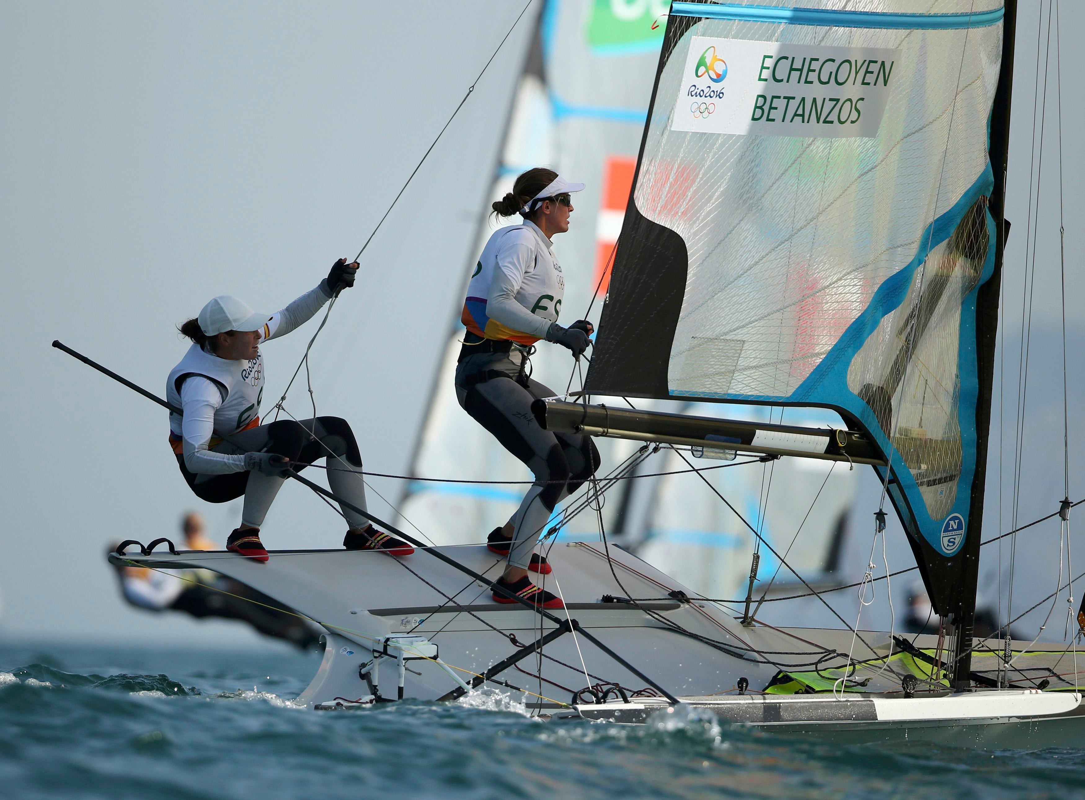 Echegoyen y Betanzos, a las puertas de las medallas tras quedar cuartas en 49er FX Echegoyen y Betanzos, a las puertas de las medallas tras quedar cuartas en 49er FX