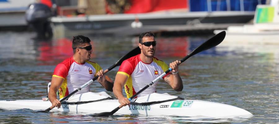Saúl Craviotto y Cristian Toro, a la final del K2 200 en Río Saúl Craviotto y Cristian Toro, a la final del K2 200 en Río