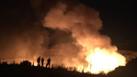 Incendio de Cervera (Castell&oacute;n)