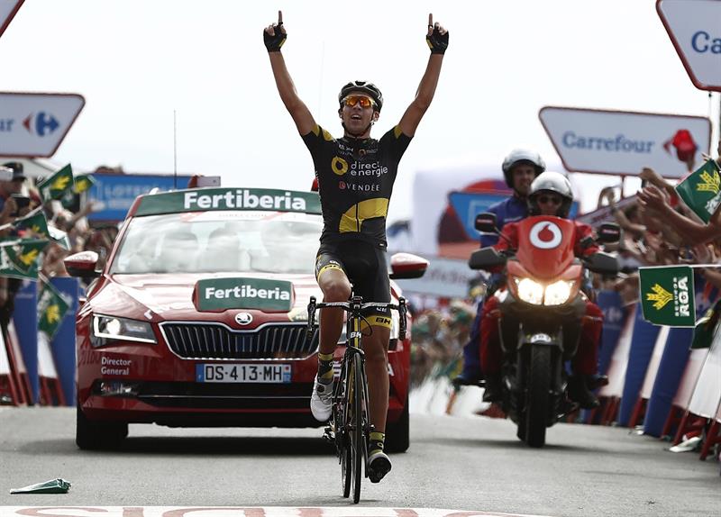 Vuelta a España. Calmejane vence la etapa y los favoritos no pierden tiempo Vuelta a España. Calmejane vence la etapa y los favoritos no pierden tiempo