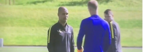 Hart se encara con Guardiola y abandona el entrenamiento del Manchester City Hart se encara con Guardiola y abandona el entrenamiento del Manchester City