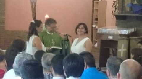 Imagen de la ceremonia en la parroquia de San Bartolom&eacute; en Onda